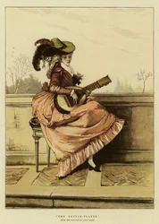 Die Gitarrenspielerin